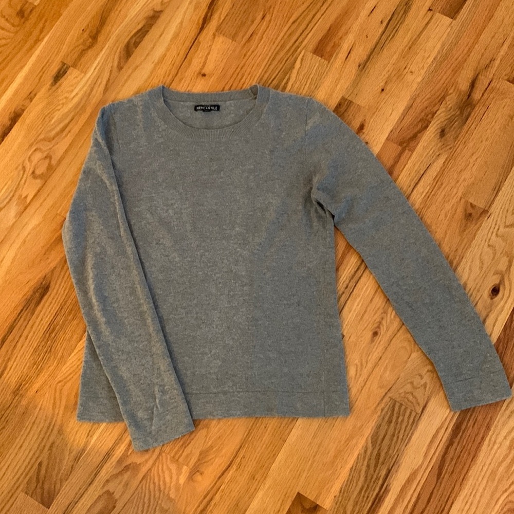 J Crew gray sweater